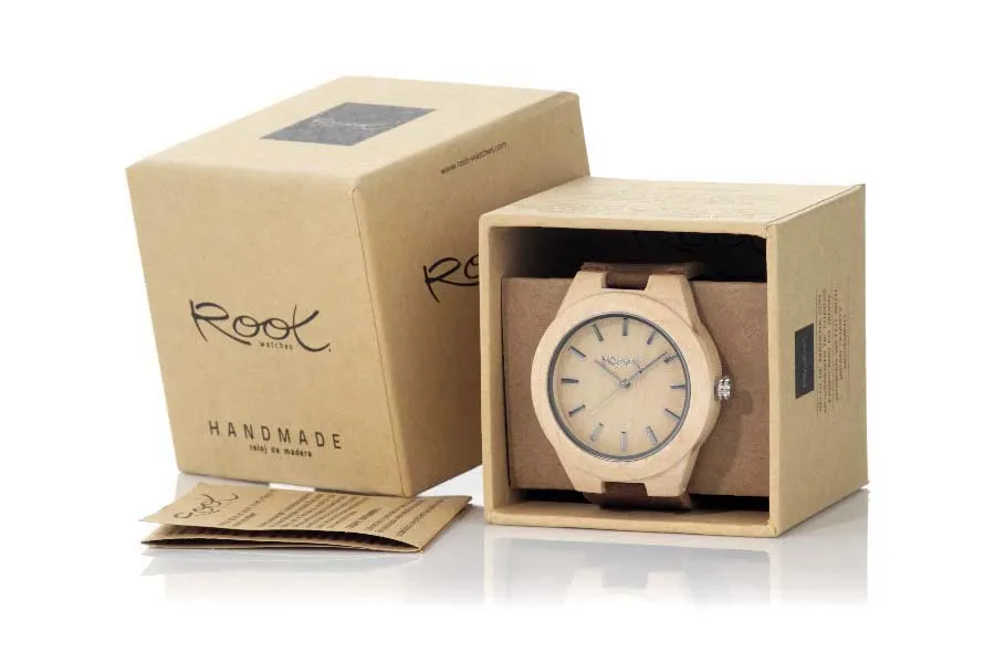 Reloj de Madera Arce modelo FARO - Venta Mayorista y Detalle | Root® Watches 