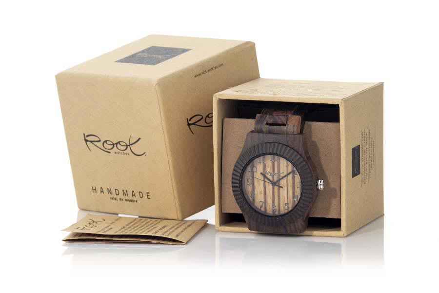 Reloj de Madera Zebrano RUMA LIGHT...  Venta al Por Mayor y Detalle | Root® Watches 