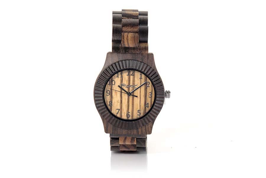 Reloj de Madera Zebrano modelo RUMA LIGHT.  | Root® Watches 