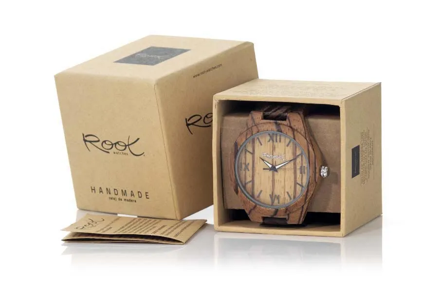 Reloj de Madera Zebrano modelo WILD NATURA - Venta Mayorista y Detalle | Root® Watches 