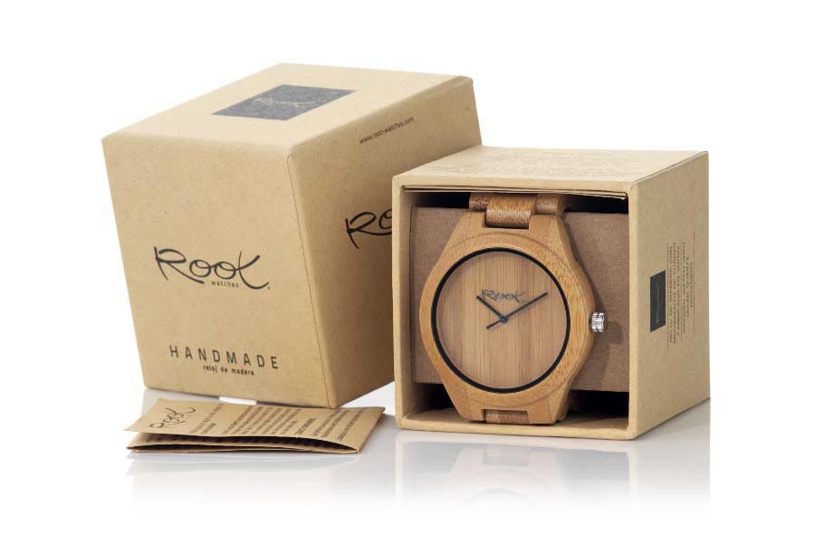 Reloj de Madera Bambú modelo MINIMAL MAN - Venta Mayorista y Detalle | Root® Watches 