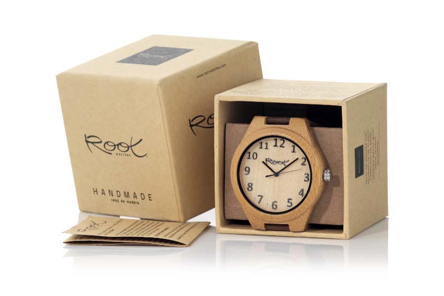 Reloj de Madera Bambú modelo LIGHT SAND - Venta Mayorista y Detalle | Root® Watches 