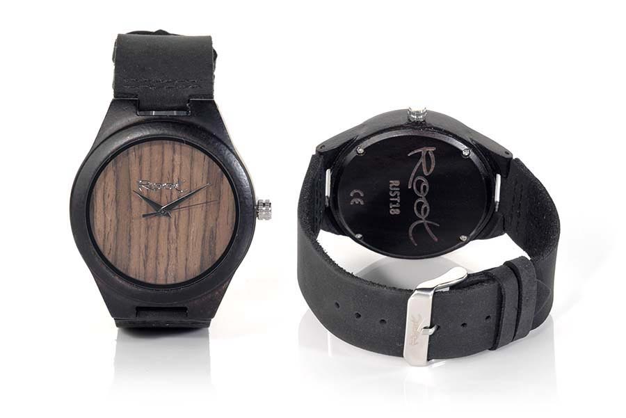 Eco Watch made of Ebony MINIMAL EBONY...  for Wholesale & Retail | Root® Watches 