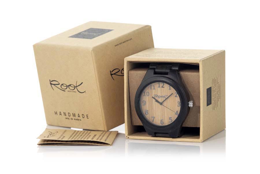 Reloj de Madera Ébano CLASSIC DARK...  Venta al Por Mayor y Detalle | Root® Watches 