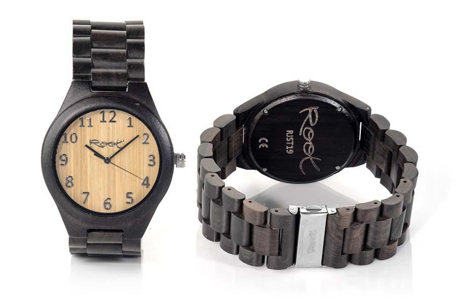 Eco Watch made of Ebony CLASSIC DARK...  for Wholesale & Retail | Root® Watches 