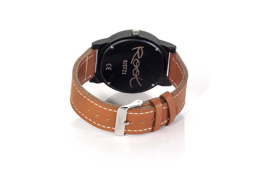 Eco Watch made of Ebony RED MOON...  for Wholesale & Retail | Root® Watches 