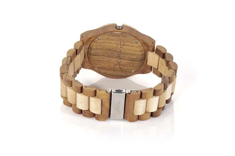 Reloj de Madera Zebrano modelo SALAMANDER - Venta Mayorista y Detalle | Root® Watches 