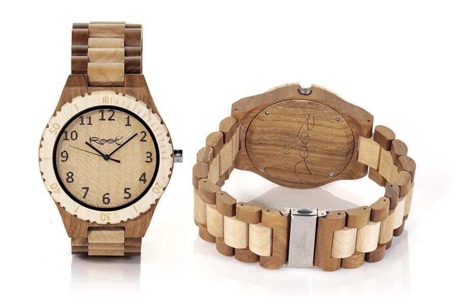 Reloj de Madera Zebrano SALAMANDER...  Venta al Por Mayor y Detalle | Root® Watches 