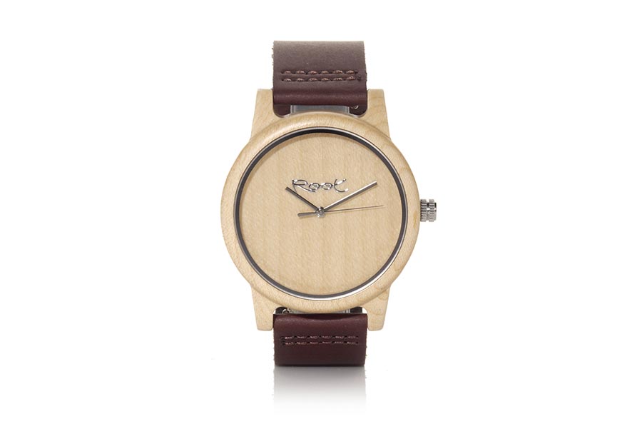 Reloj de Madera Arce modelo MINIMAL TIME.  | Root® Watches 