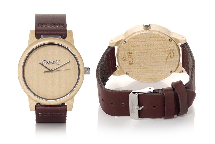 Reloj de Madera Arce MINIMAL TIME...  Venta al Por Mayor y Detalle | Root® Watches 