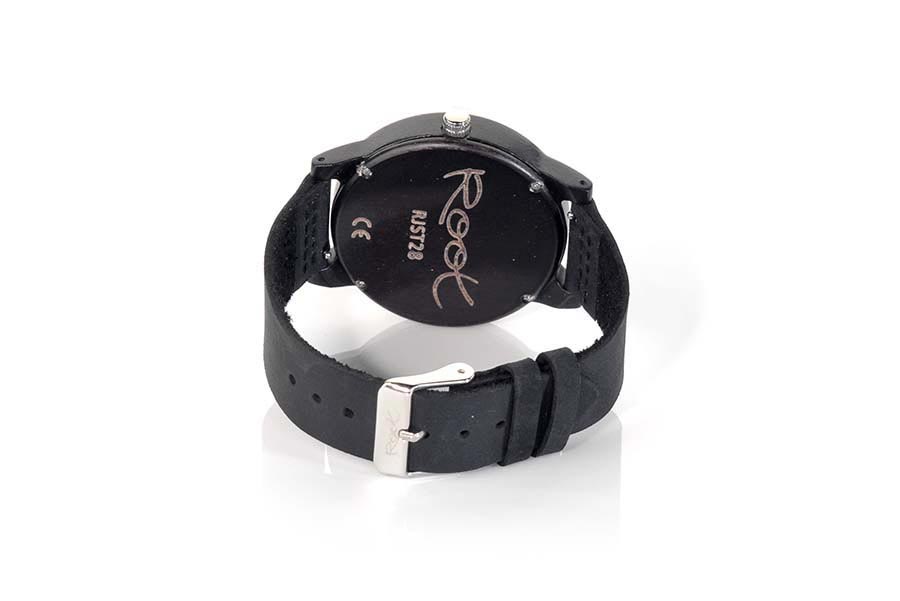 Reloj de Madera Ébano modelo RJST28 | Root® Watches 