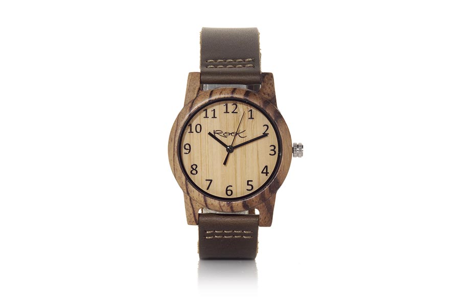 Reloj de Madera Zebrano SIMPLE TEMPO...  Venta al Por Mayor y Detalle | Root® Watches 