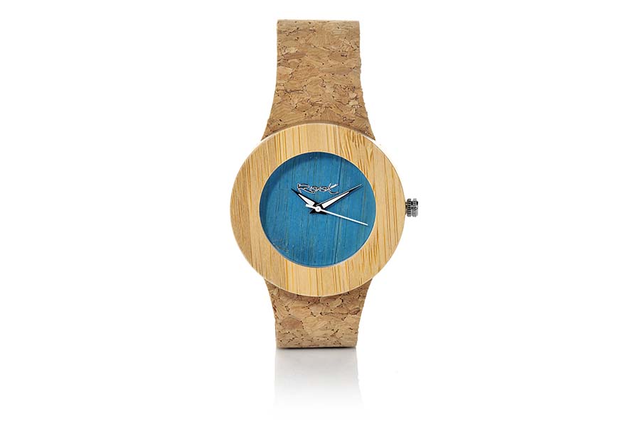 Reloj de Madera Bambú modelo EBA BLUE.  | Root® Watches 