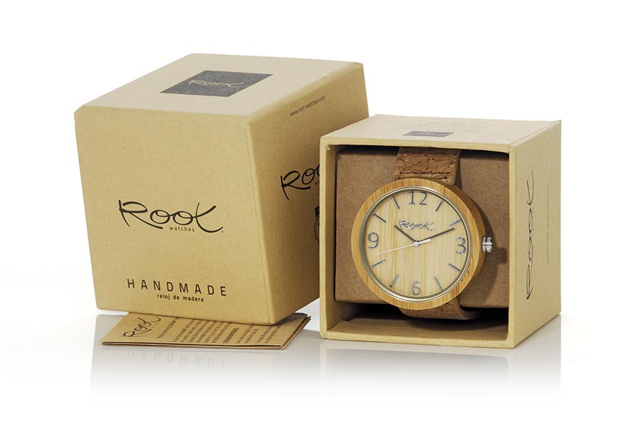 Reloj de Madera Bambú modelo LIGHT DAY - Venta Mayorista y Detalle | Root® Watches 