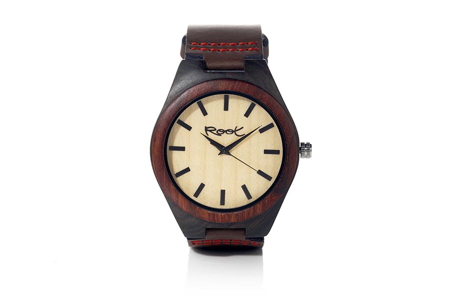 Eco Watch made of Ebony modelo KANGRY ROSEWOOD.  | Root® Watches 