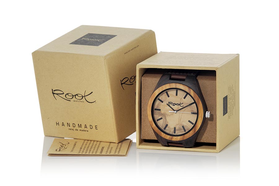 Reloj de Madera Ébano modelo KANGRY ROSEWOOD - Venta Mayorista y Detalle | Root® Watches 