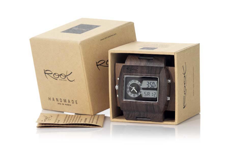 Eco Watch made of Sandal RAMSO DUAL...  for Wholesale & Retail | Root® Watches 